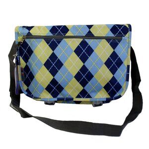 Women Fashion Fabric Everyday Work Travel Crossbody Messenger Shoulder Book Bag